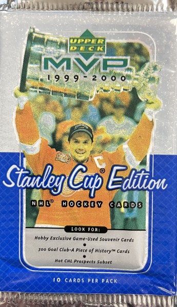 1999-00 Upper Deck MVP Stanley Cup Edition Hockey Hobby Balíček